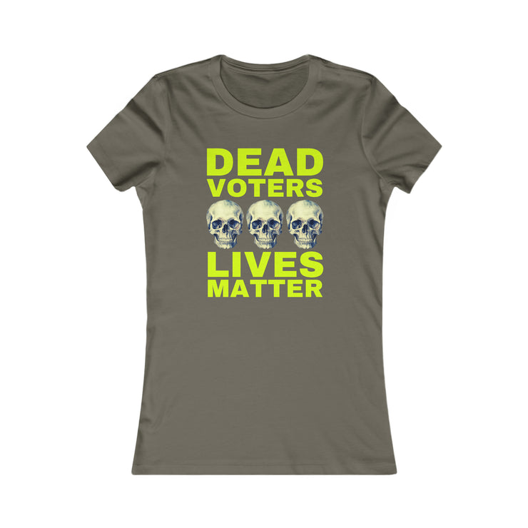 Halloween Dead Voters Lives Matter hot yellow Women&