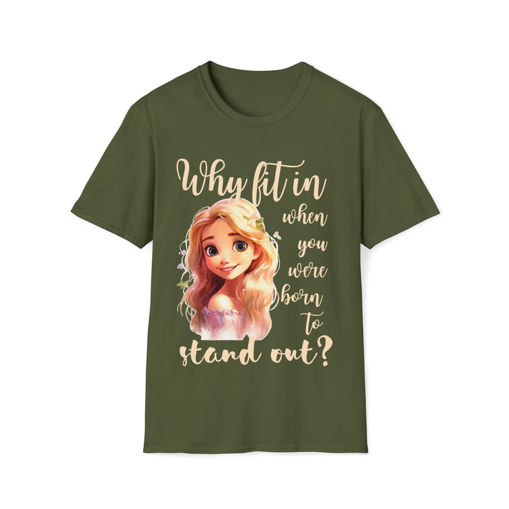 Why fit it when you were born to stand out? Unisex Softstyle T-Shirt