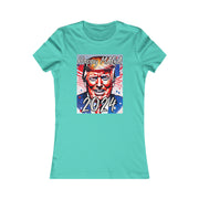 Happy MAGA 2024 Flag Blue Women's Favorite Tee