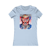 Happy MAGA 2024 Flag Blue Women's Favorite Tee