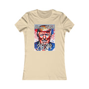 Happy MAGA 2024 Flag Blue Women's Favorite Tee