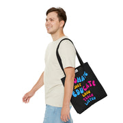 No hate Just educate, show, teach, listen Tote Bag (AOP)