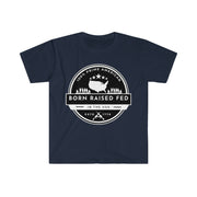 100% Prime American Born Raised Fed in the USA Unisex Softstyle T-Shirt