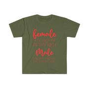 Female in search of filthy rich Male Unisex Softstyle T-Shirt