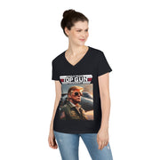 Top Gun President V-neck Women's tee