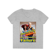 Destroyed America Joe's & Kamala's Failure V-neck Women's tee