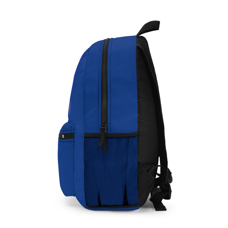 Stop peacocking Me purple/blue Backpack