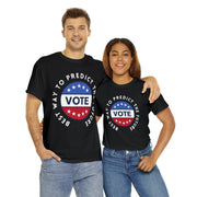 Best way to predict the future VOTE Unisex Heavy Cotton Tee