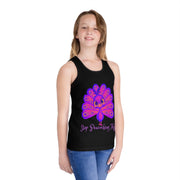 Stop Peacocking Me Purple Kid's Jersey Tank Top