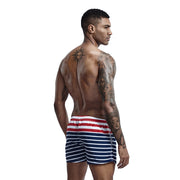 Men's colorblock striped shorts