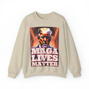 MAGA lives matter 3D Heavy Blend™ Crewneck Sweatshirt Unisex