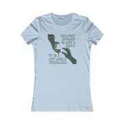 Helping others is not a duty; it is a joy and a privilege women's Favorite Tee