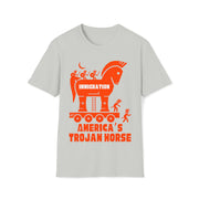 Immigration America's Trojan Horse Unisex Soft style T-Shirt