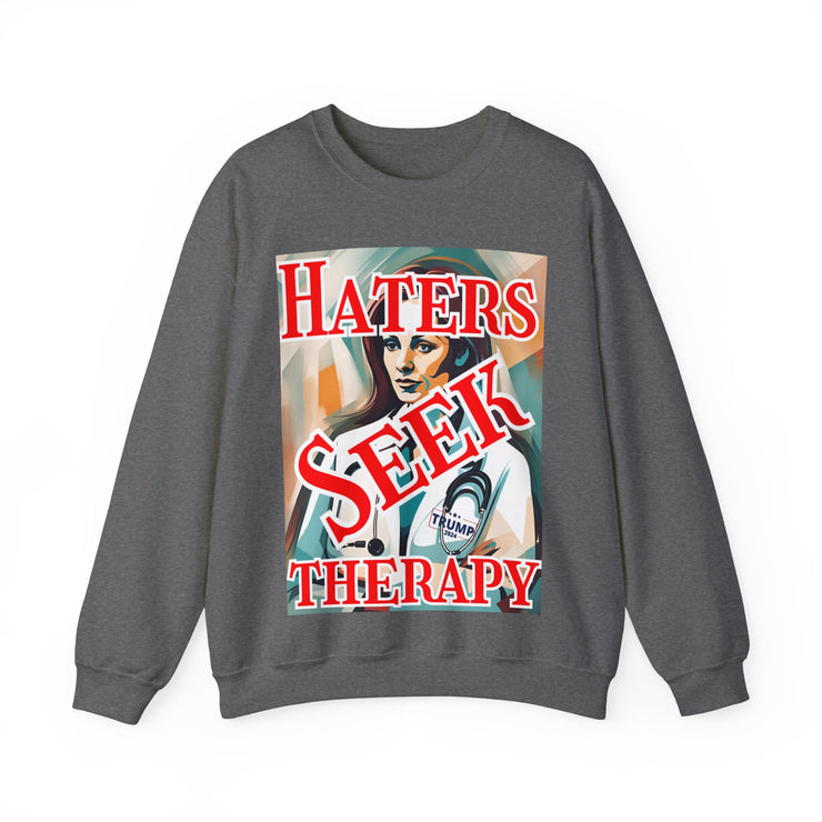 Haters seek therapy Blend™ Crewneck Sweatshirt Unisex