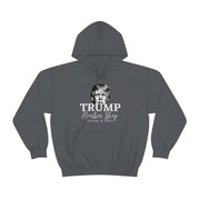 Trump Barber Shop Cutting in 2024 Heavy Blend™ Hooded Sweatshirt