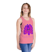 Stop Peacocking Me Purple Kid's Jersey Tank Top