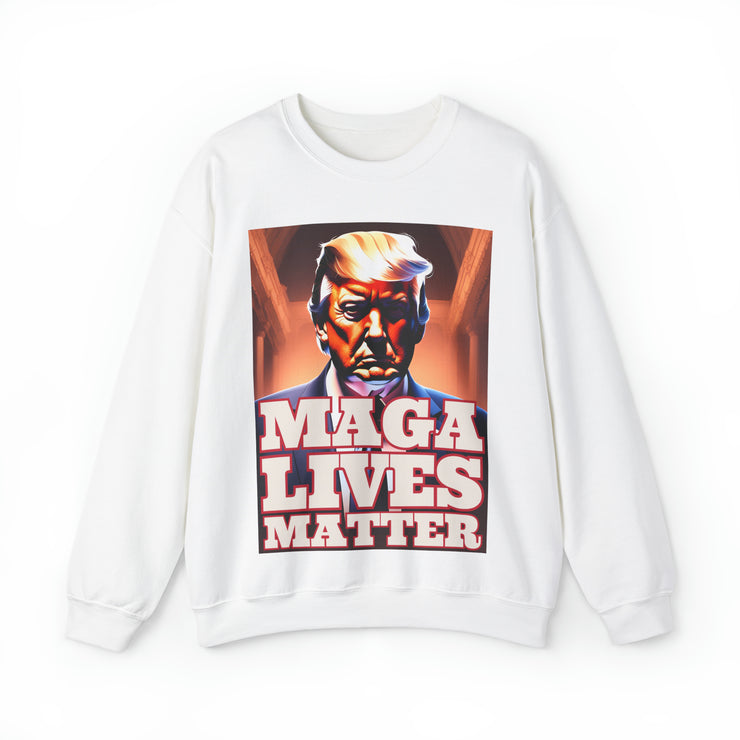 MAGA lives matter 3D Heavy Blend™ Crewneck Sweatshirt Unisex