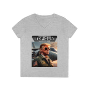 Top Gun President V-neck Women's tee