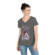 Don't say should've, could've, would've, Just get it done ladies' V-Neck T-Shirt