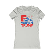 F Biden I'm voting for Trump Women's Favorite Tee