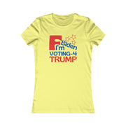 F Biden I'm voting for Trump Women's Favorite Tee