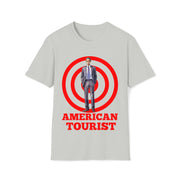 American Tourist Man worth a billon dollars Unisex Softstyle T-Shirt