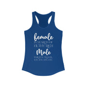 Female in search of filthy rich Male women's Ideal Racerback Tank