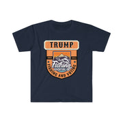 Trump Fishing and Voting 2024 Unisex Softstyle T-Shirt