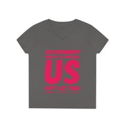 Government wants to control US Don't let them V-neck Women's tee