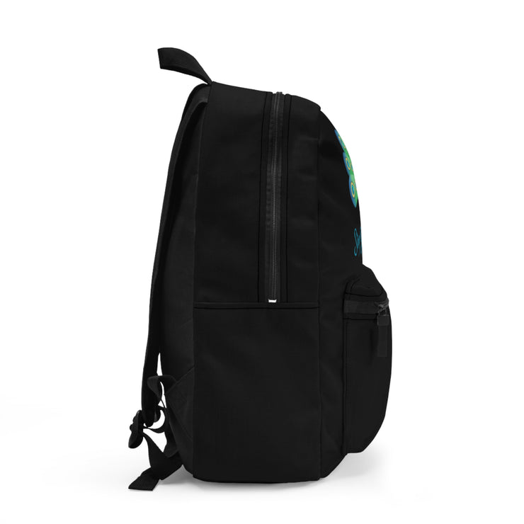 Stop peacocking Me green/black Backpack