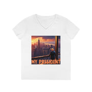 My President V-Neck T-Shirt