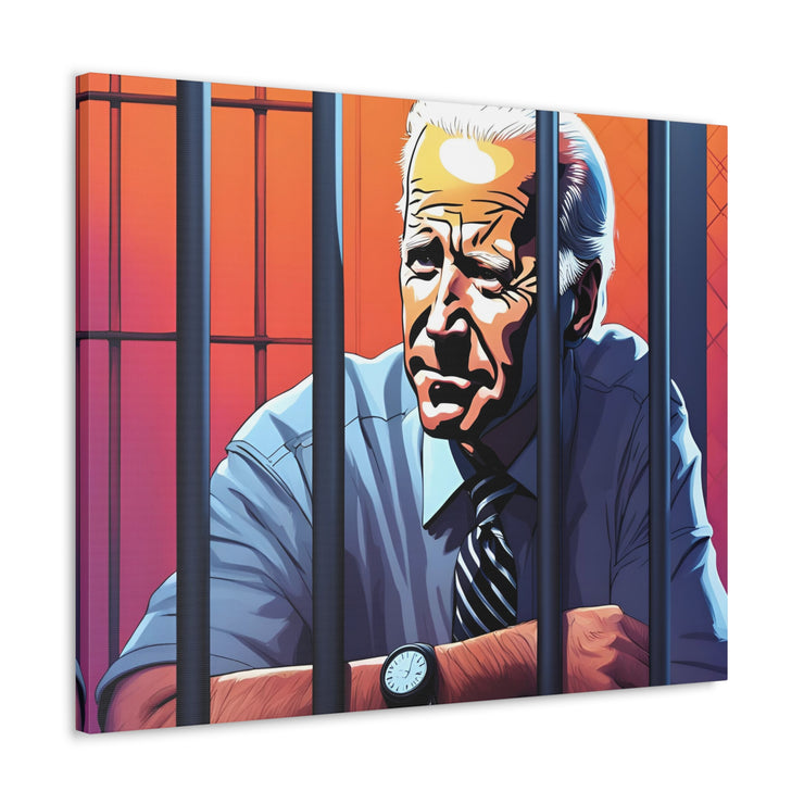 Joe in Jail got to pee Canvas Gallery Wraps