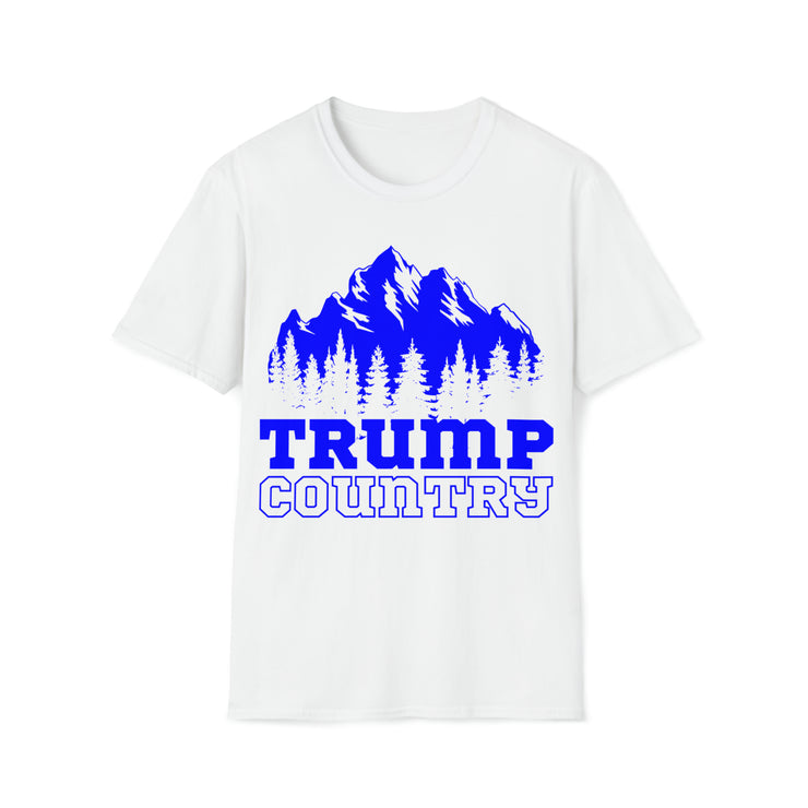 Trump Country white or Blue Soft style T-Shirt