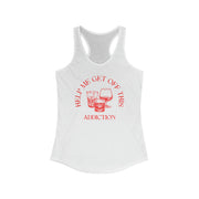 Help me get off this addiction women's Ideal Racerback Tank