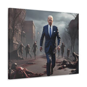 Voter search party zombies with Biden Canvas Gallery Wraps