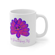 Stop peacocking me purple ceramic Mug 11oz