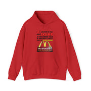 Yes I'm going to talk about Trump at the dinner table if you don't like it find the golden arches Heavy Blend™ Hooded Sweatshirt