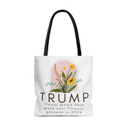 Trump Flower MAGA Shop Tote Bag (AOP)