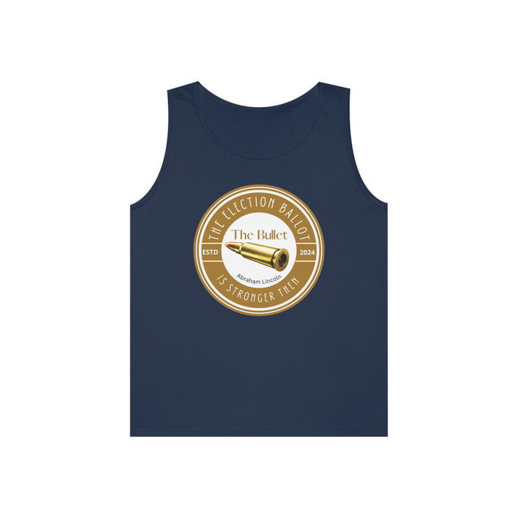 The election ballet is stronger then the bullet  Heavy Cotton Tank Top