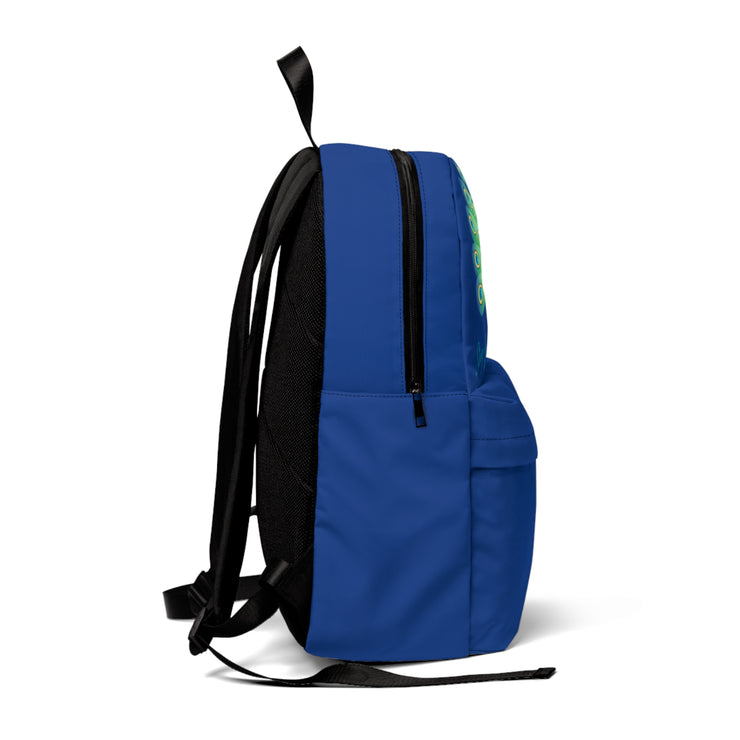 Stop Peacocking Me! Green blue  unisex Classic Backpack