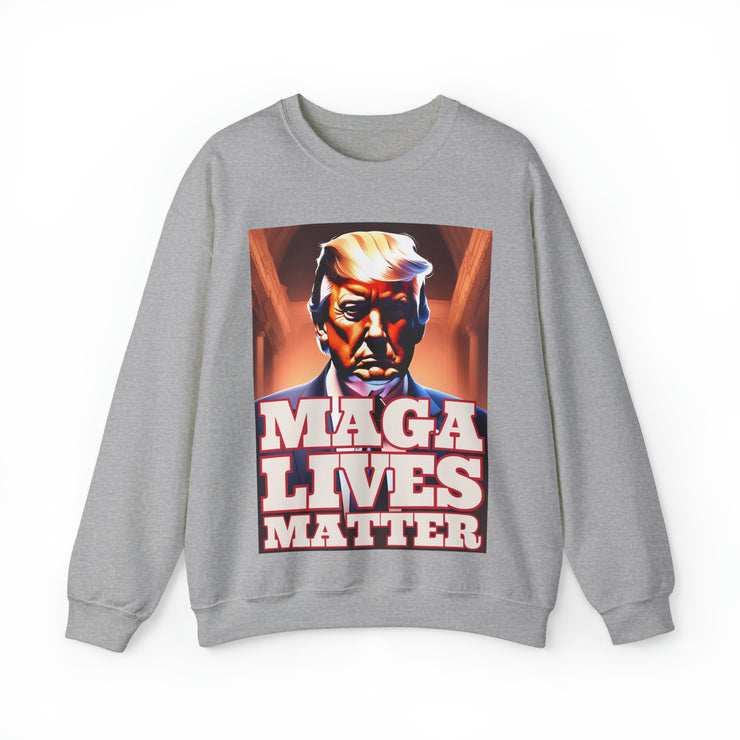 MAGA lives matter 3D Heavy Blend™ Crewneck Sweatshirt Unisex