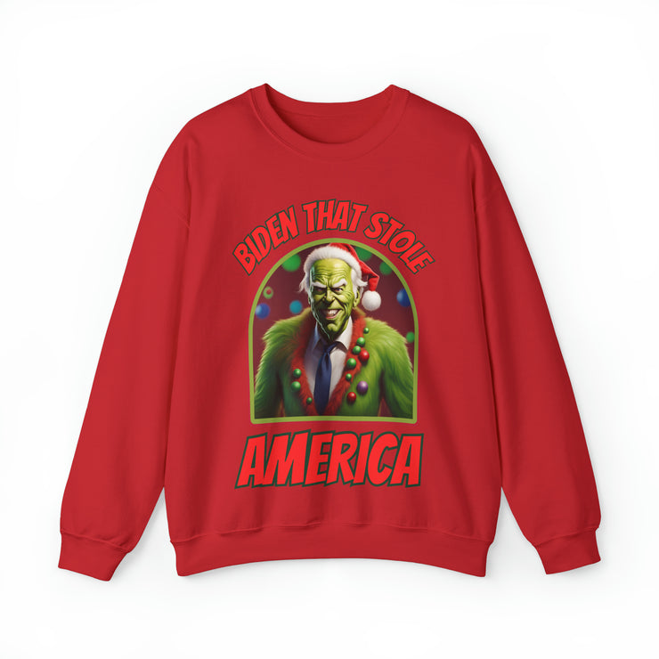 Biden that stole America Heavy Blend™ Crewneck Sweatshirt Unisex