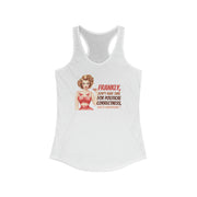 Frankly, don't have any time for political correctness, that's censorship women's Ideal Racerback Tank