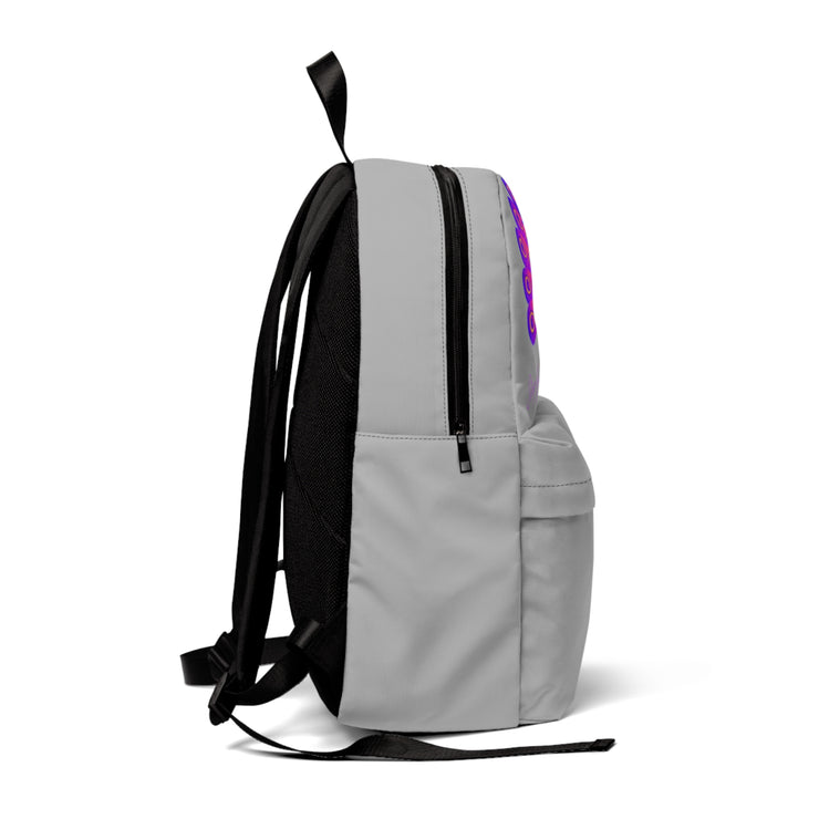 Stop Peacocking Me! purple grey unisex Classic Backpack