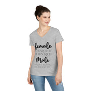 Female in search of filthy rich Male ladies' V-Neck T-Shirt