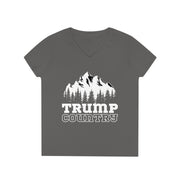 Trump Country White or Blue V-Neck T-Shirt