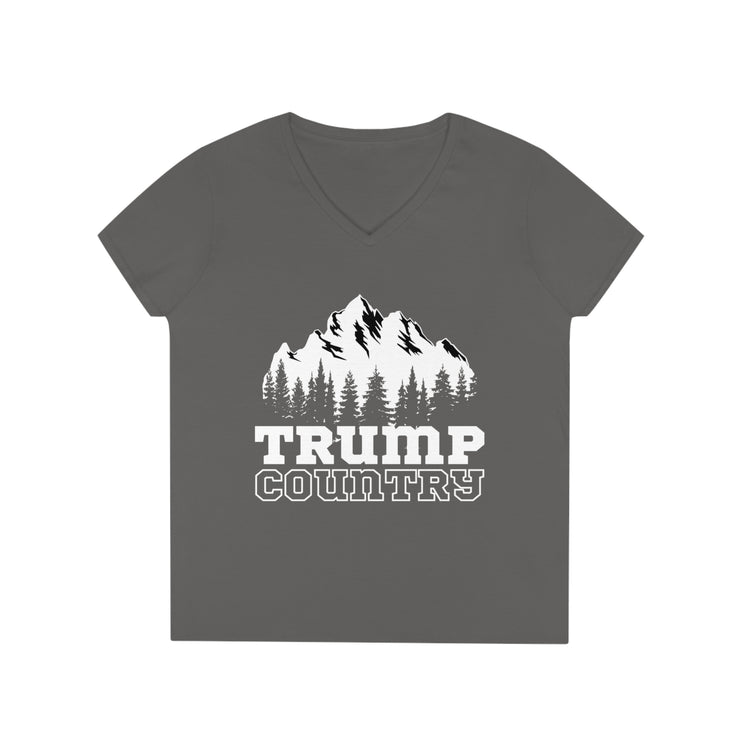 Trump Country White or Blue V-Neck T-Shirt