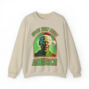 Biden that stole America close up Heavy Blend™ Crewneck Sweatshirt Unisex