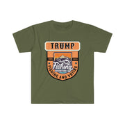 Trump Fishing and Voting 2024 Unisex Softstyle T-Shirt