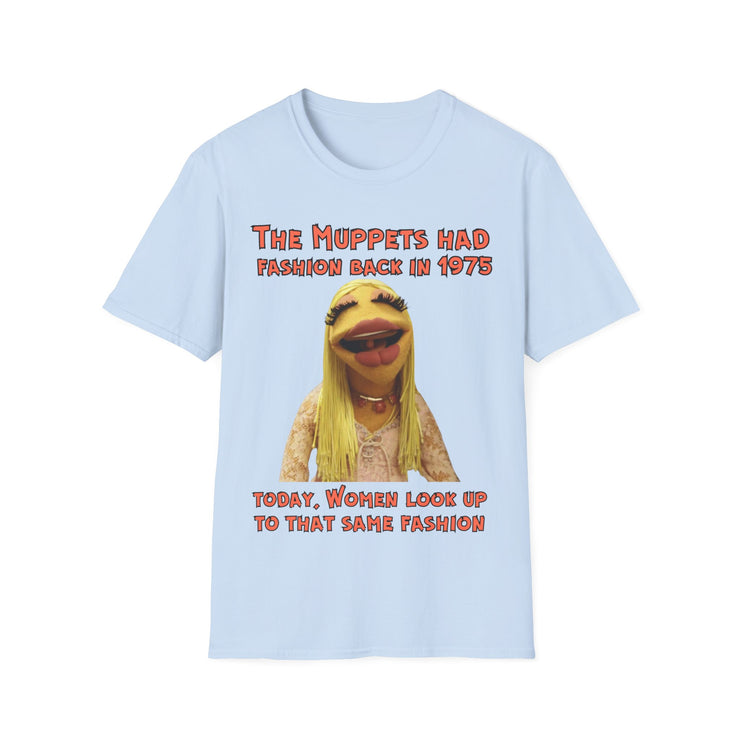 The Muppets had fashion back in 1975 Soft style T-Shirt unisex